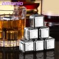 Amamia Stone Eco-friendly Metal Square Ice Cubes Chilling Stone. 