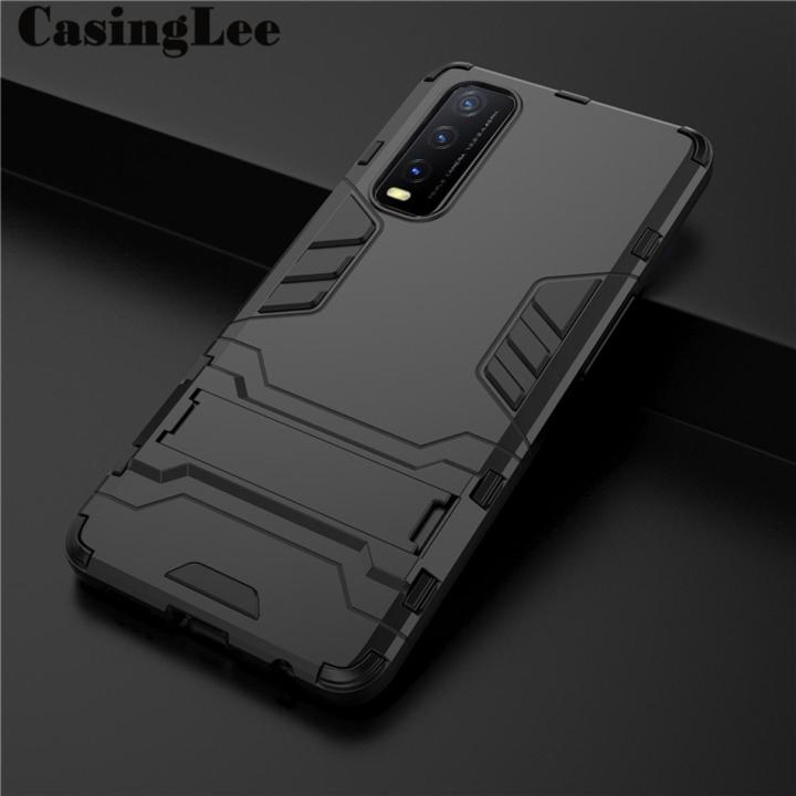 Protect Cover for VIVO Y20 / VIVO Y20S Case Silicone Iron Man Armor Hard Phone Cases for VIVO Y20S / VIVO Y20 Full Protection Back Cover