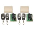 12V 4CH Channel 433Mhz Wireless Remote Control Switch. 