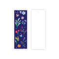 Blue Cute Aesthetic Floral Bookmarks | Waterproof Bookmarks | Cute Bookmarks. 