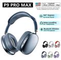 P9 Headphone Pro Max Super Bass Wireless Bluetooth Headphones With Noise Cancelling Built In Mic With Heavy and Clear Stereo Sound P9 Headphones for Gaming ng and Music. 