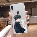 Jujutsu Kaisen Satoru Gojo anime Phone Case Transparent soft For iphone 5 5s 5c se 6 6s 7 8 11 12 plus mini x xs xr pro max. 
