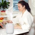 Aroman Scents USB Humidifier Portable Air Diffuser with Colourful Night Lights Household Aroma Diffuser Aromatherapy Sprayer 250 ml Essential Diffuser for Bedroom Home Office Car. 