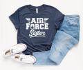 Air Fore Sister Shirt Air Force Sister Gift Military Sis TShirt. 