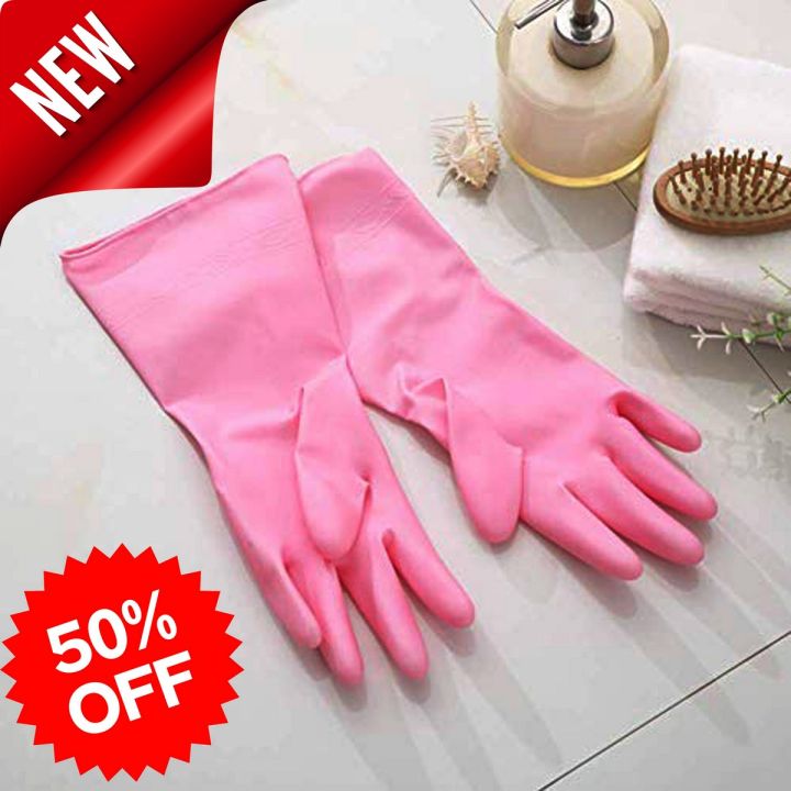Washing Gloves / Multiuse Reusable Dish Wash Laundry Clothes Kitchen Pet Care Car Wash Bathroom & Multipurpose House Hold Cleaning Glove / Non-slip Work / Reusable / Durable / Waterproof / Washable / Soft / Heat Resistant (Proper Checking Before Sending)