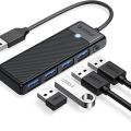 ORICO USB HUB 3.0 4 PORTS PAPW4A-U3-015-BK-EP BLACK COLOR. 