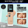 Maybelline New York - NY Fit Me Matte + Poreless Liquid Foundation SPF 22 130 Buff Beige 30ml For Normal to Oily Skin. 