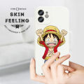 Jizetin for Samsung Galaxy S20 FE Case Anime One-Piece Monkey D. Luffy Anime Side Design Phone Case Square Edge Pattern Liquid Silicone Cases Full Cover Camera Shockproof Protective Case. 