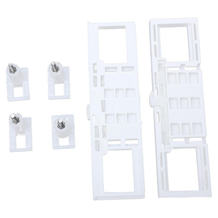 2 Sets Universal Toilet Seat Fixing Screws Toilet Lid Screws Part Plug-In Boards Top Mounted Toilet Cover Screw Accessories