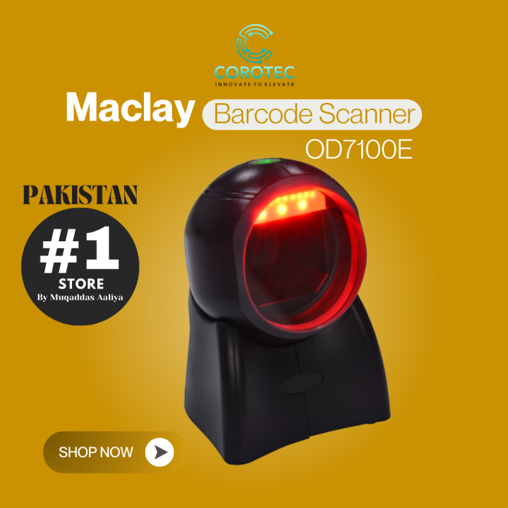 Maclay OD7100E Barcode Scanner Image Scanner QR Code Scanner | Daraz.pk