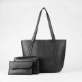 Astore Haul Bag Black set of 3 Bags for girls. 
