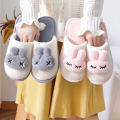 Panda Online Women Man Warm Winter Indoor Shoes Cute Bunny Anti slip Indoor Platform Shoe House Slippers Bedroom Shoes. 