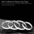 4 Pieces Self-Adhesive Measuring Tape,Steel Ruler for Measuring. 