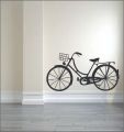TOLARY Bicycle Sticker vinyl Wall Art, Cycling Gifts For Girl, Bike Gifts, Bicycle Wall Decor, Large Bike Wall Art sticker  elegant decor. 