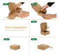 Fine Quality Packaging Boxes of Size 6.5 x 4.5 x 3.5 Inches - Bundle of 12 Boxes. 