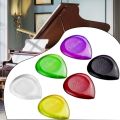 6Pcs Fashion 1/2/3mm Guitar Picks Fast Picking Stubby Electric Bass Guitar Pick ABS Guitar Accessories. 