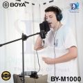 BOYA BY-M1000 Pro Large Diaphragm Condenser Microphone With Shock Mount & Pops Filter. 