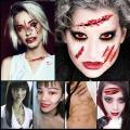 30PCS Bleeding Wound Scar Blood Temporary Tattoos Fake Bloody Stickers For Halloween Party Cosplay Costume. 