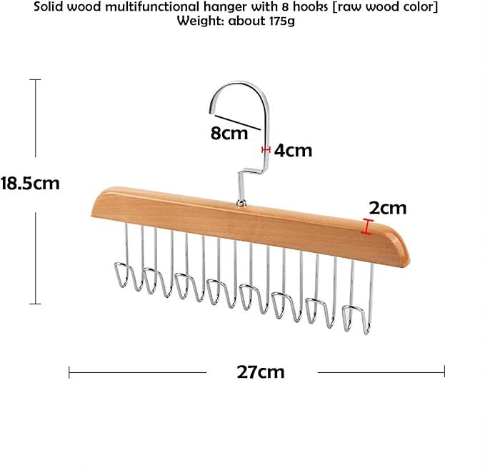 Multifunctional%20Wood%20Hanger%208%20Hooks%20Underwear%20Scarf%20Sling%20Tie%20Storage%20Rack%20Household%20Dormitory%20Clothes%20Drying%20Hangers%20Wardrobe%20Organizer%20Accessories%20-%20Image%204