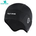 Green Home Helmet Liner Hat Moisture Absorption Summer Bicycle Hat with Glasses Hole. 