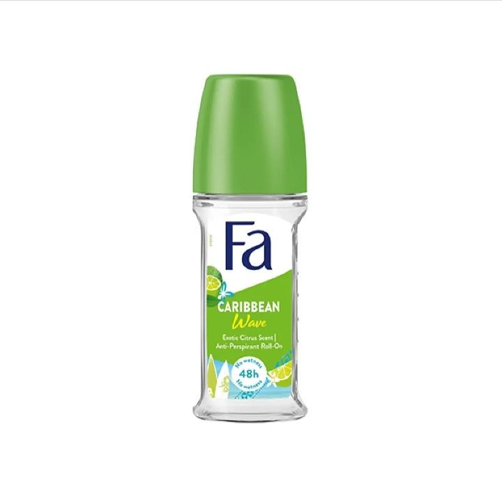 Original FA Caribbean Wave Roll On - Anti Perspirant 50ml | Daraz.pk