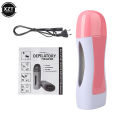 3 in 1 depilatory wax heater machine with roll on wax refill and waxing strips for body and face hair removal, 3 in 1 wax machine for women and man, waxing machine with hot wax and depilatory wax paper, depilatory roll on wax heater. 