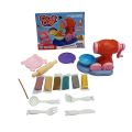 Colour Clay Noodles Maker Playdough Machine With 6 Colours Of Playdough Bucke Noodles Clay Machine Set | Kids Creativity Toy. 