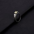 Size 6-10 Once Upon a Time Ring The Snow White's Minimalist Plated Green Crystals Engagement Ring for Women. 