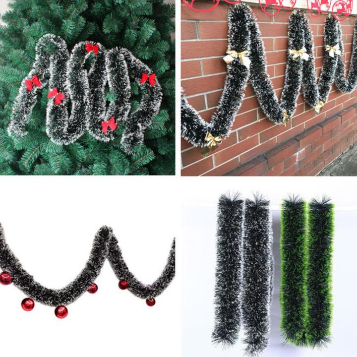 2M Deur Kerstboom Decor Strips Met Klatergoud Muur Feestartikelen Party Garland Home