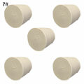 5Pcs Solid Rubber Stoppers Plug Bungs Laboratory Bottle Tube Sealed Lid Corks. 