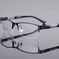 Nicedays Classic Half Frame Glasses for Women/men Anti Blue Light Glasses Ultra Light Half Frame Business Myopia Glasses High-definition Anti Blue Light Glasses Middle-aged Presbyopia Glasses Men's Anti Fatigue Presbyopia Glasses. 