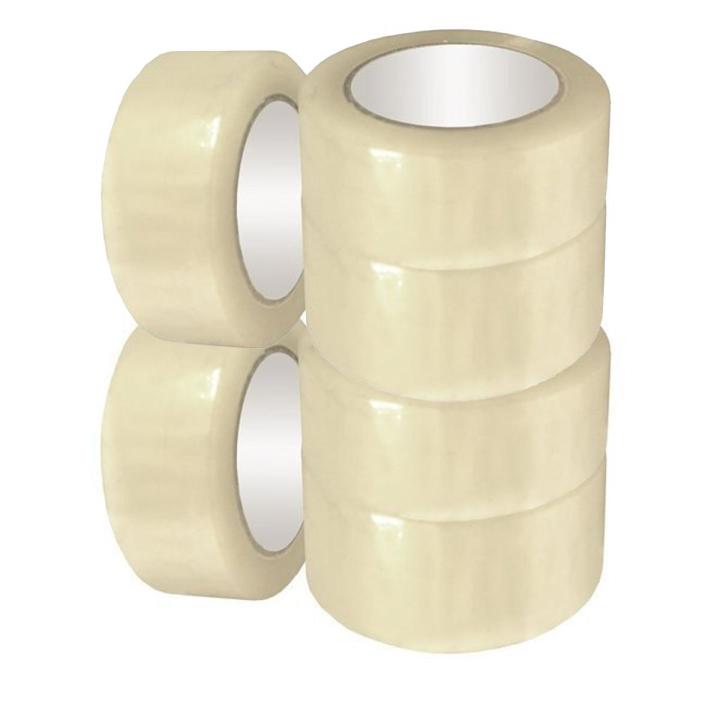 Packaging Tape Clear Tape 3 inch width 200 yards (6 pcs)