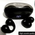 Titan Earcuffs Bluetooth V4.2 Open Ear Headphones -Wireless Earbuds– ANC Noise Cancelling, HD Stereo, 500mAh Battery, 2-3 Hours Talk/Music Playback, Automatic Pairing, One Button Operation. 