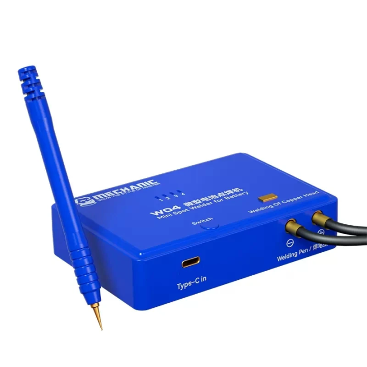 MECHANIC W04 Mini Precision Spot Welding Machine with 4-Speed for Mobile Phone Battery Maintenance and Lithium Battery Repair Welding