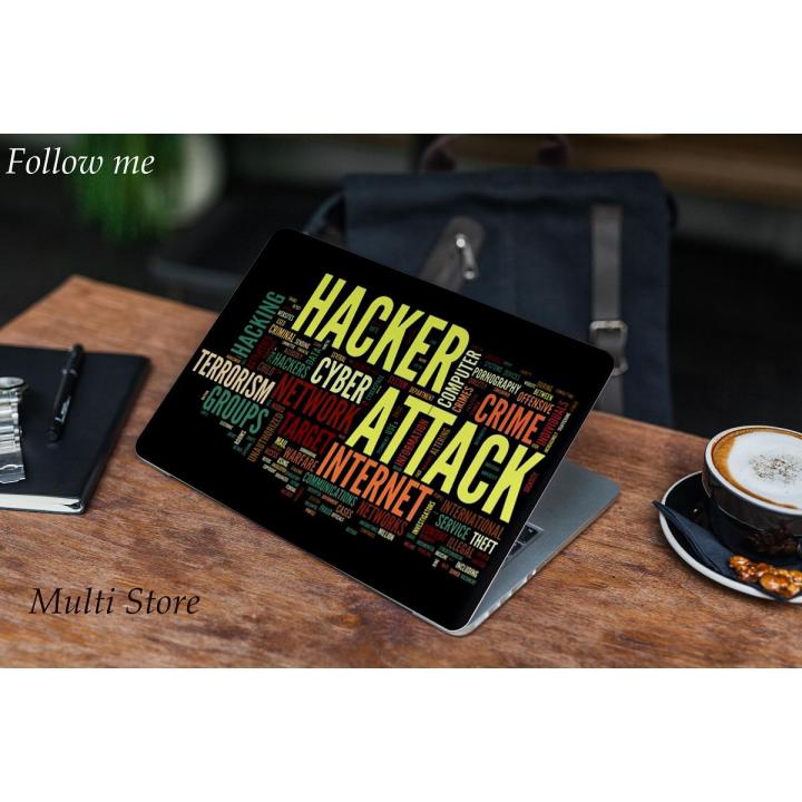 hackerriii323 Laptop back cover / skin / sticker for girls / boys