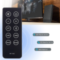 Replace RC10D RC100 Remote Control for R2000DB Soundbar Powered Bluetooth Bookshelf Speakers Black Plastic. 