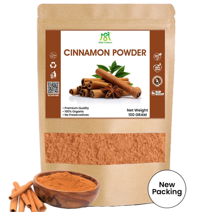 Cinnamon Fine Powder | Dar Chini Powder | cinamon | dar cheeni | dar cheni Premium Quality- 100% Natural - 100 grams