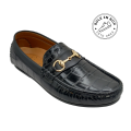 Dejavu Premium Range Black Loafer Moza Shoes by Sole in Box. 
