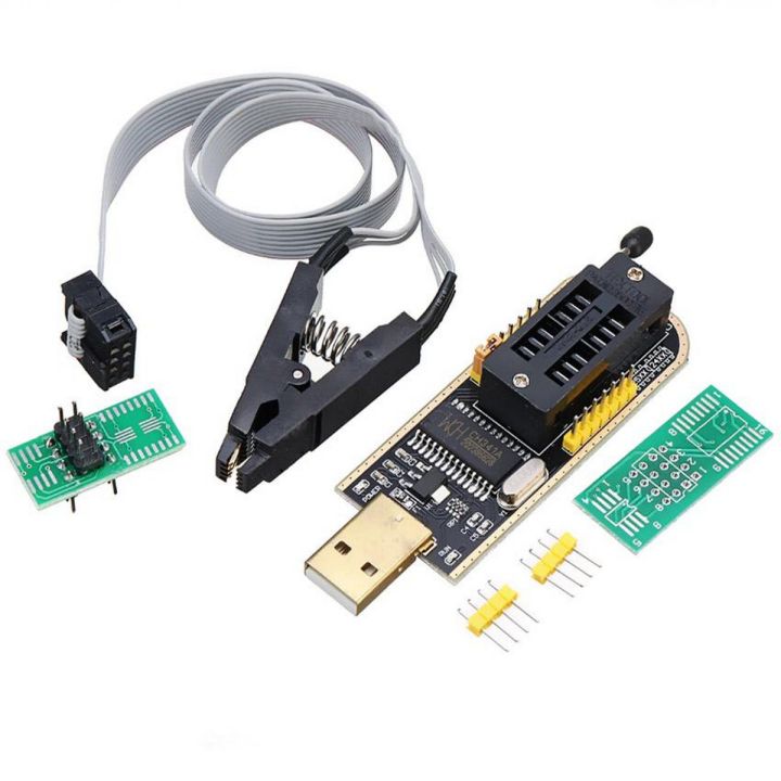 CH341 USB Programmer 24xx 25xx SPI Flash BIOS Read Writer Module + SOIC8