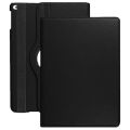 Apple iPad Air/Air 2 / Pro 6th Generation All 9.7 inches Book 360 Degree Rotating Leather Case Cover -  Black. 