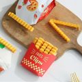 12 pcs Set Creative French Fries Bag Sealer With Holder Fridge Magnet Bag Clips Food Seal Clip Keep Fresh Snack Sealing Clamp. 
