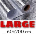 Self Adhesive Aluminium Foil Sticker Sheet Roll for Kitchen Silver/Golden - Oil Proof Waterproof Aluminum Sheet. 