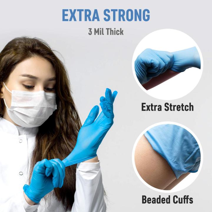 Blue Gloves Surgical And Nitrile Disposables Pack of 40