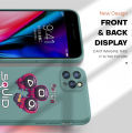 Hontinga for Samsung Galaxy S9 Plus Case Cute Cartoon Cute Squid Game Character Phone Cover Square Liquid Silicone Shockproof Protective Cases. 