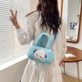 Cute Crane Machines Doll Plush Toys Shoulder Portable Crossbody Pillow Bag Strawberry Bear Melody Clow M Bag. 
