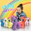 My Little Pony Soft Toy Small Plush Pinkie Pie Rainbow Dash Pony Plush Soft Stuffed Dolls. 
