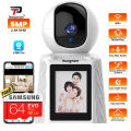 Smart 1080p Hbs-1538 WiFi Video Calling Camera HD Home Office Security Kid Monitor CCTV Wireless Indoor Outdoor Night Vision Two-Way Audio Motion Detection IP Camera V380 App Mobile View 360°. 