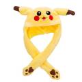 Cute Bunny Plush Hat Funny Playtoy Ear Up Down Rabbit Gift Toy for Kids Girls Girlfriend. 