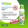 HiClean Natural Mosquito Repellent - Spray 120ml. 