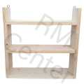 Wooden Spice Rack || Wooden Shelf || Kitchen Organization idea || Kitchen Shelves || Essential Oil Rack || Spices || Jar Shelf || With Jars and Without Jars LightBrown & clear Clour. 